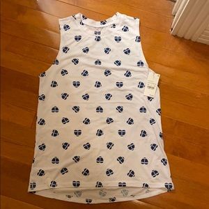 NWT Football heart tank, make an offer!